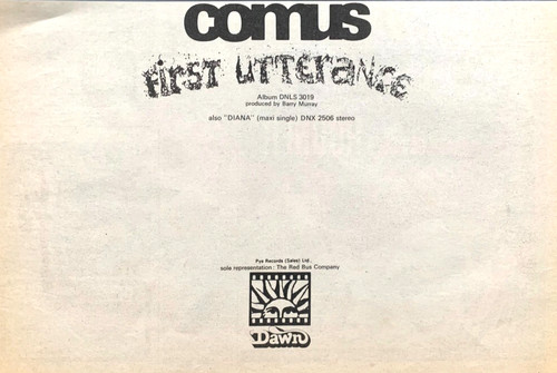 Comus 1971 vintage stampa - comus,